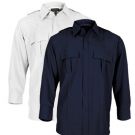 L/S Police Uniform Shirt with Hidden Zipper - Men's